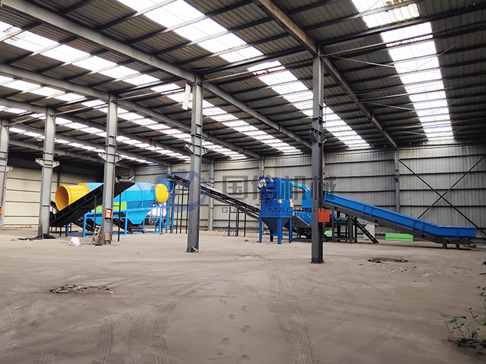 Lini Pengolahan Penghancuran Sampah Industri